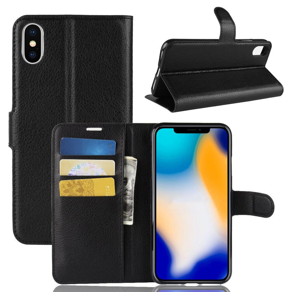 betterfon Handyhülle Leder Hülle für iPhone - Wallet Case Klapphülle, Wallet Case mit Magnetverschluss, Kartenfächern & Innenhülle