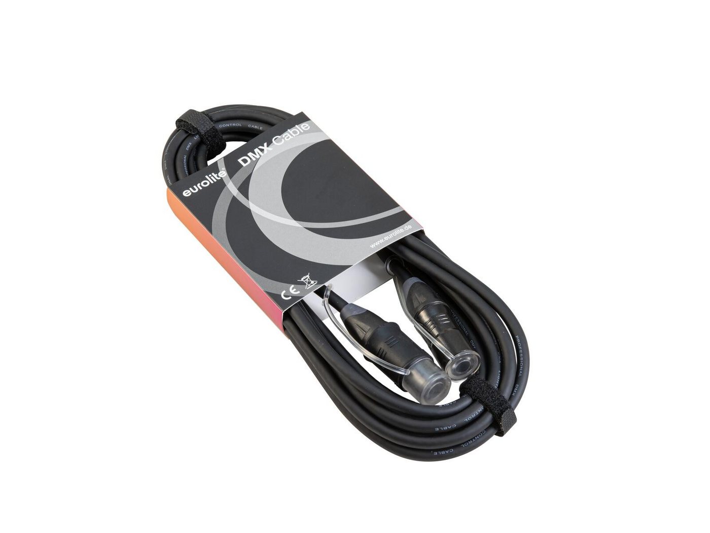 Thumbnail - EUROLITE EUROLITE DMX Kabel EC-1 IP65 3pol 20m sw Lampen-Verbindungskabel, (2000 cm)