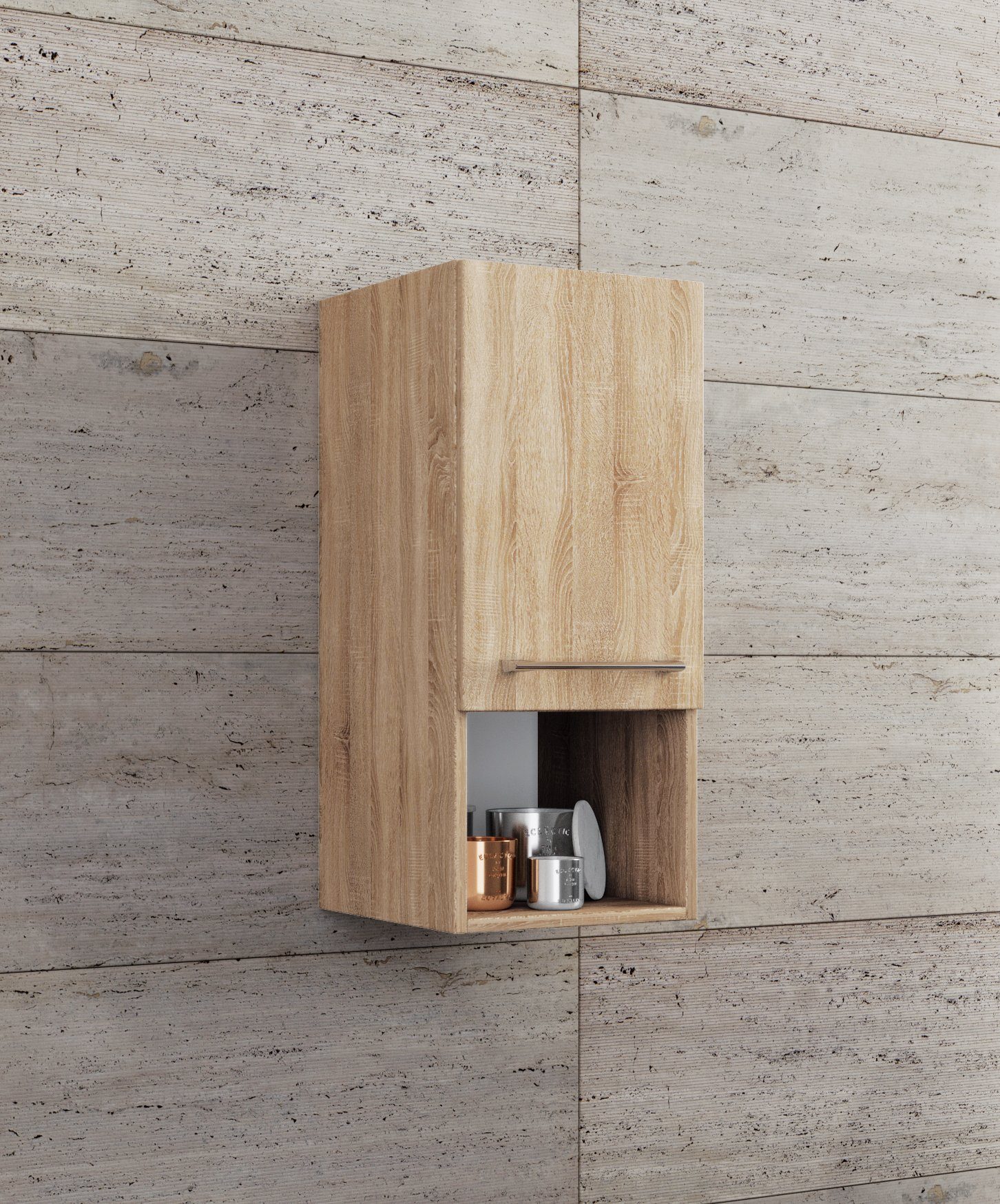 VCM Midischrank Holz Badmöbel Hängeschrank Badschrank Bad Badinos günstig online kaufen