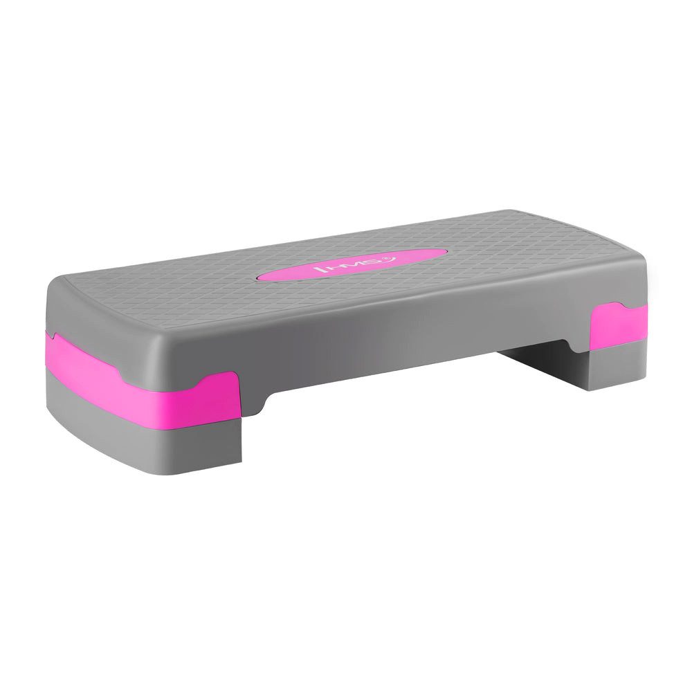 HMS Stepper Aerobic-Steppbrett Trittstufe Fitnesstrainer (Spar-Set, 1-tlg., 68 x 28 cm rutschfest), 2-stufig höhenverstellbar, rutschfest, bis 200 kg