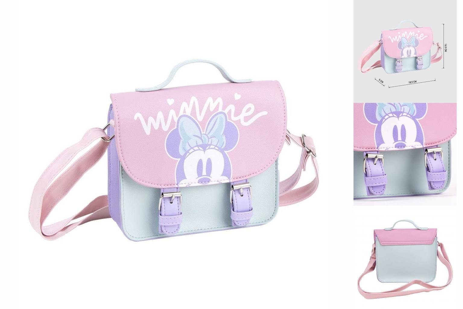 Disney Minnie Mouse Handtasche »Minnie Maus Umhängetasche Minnie Mouse Rosa  18,5 x 16,5 x 5,3 cm«