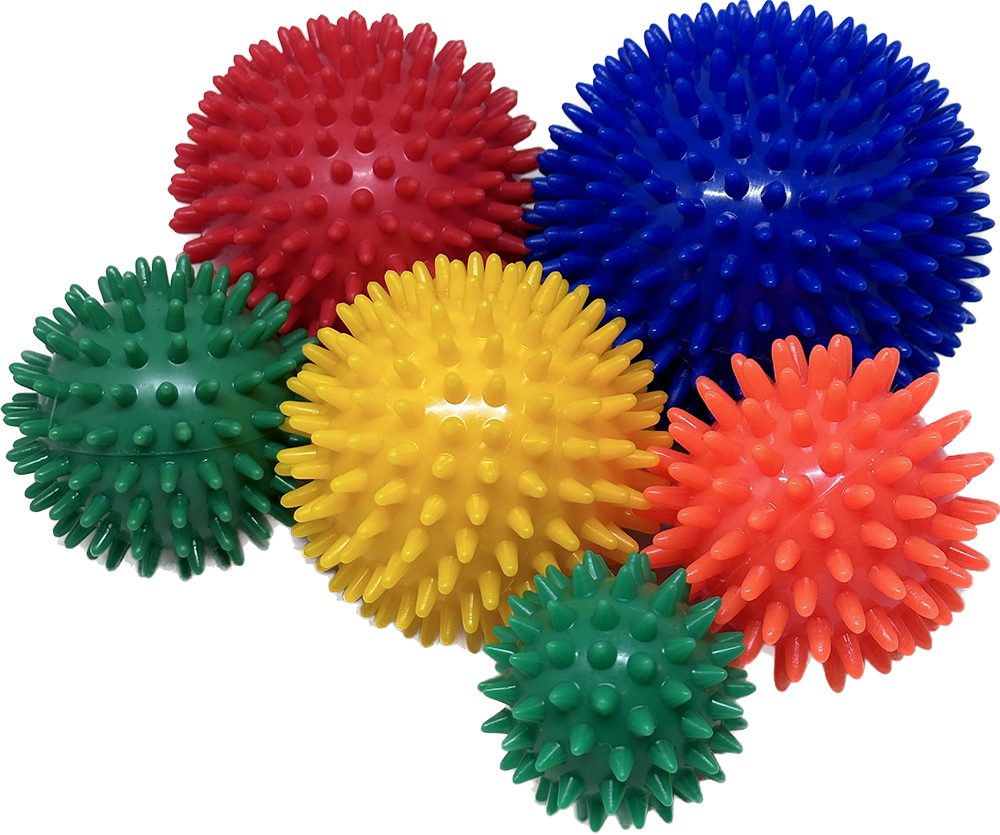 Rehaforum Medical GmbH Massageball Igelball-Set 6, Rehaforum - 6 Igelbälle zur Ganzkörpermassage, 6er Set 6-tlg.