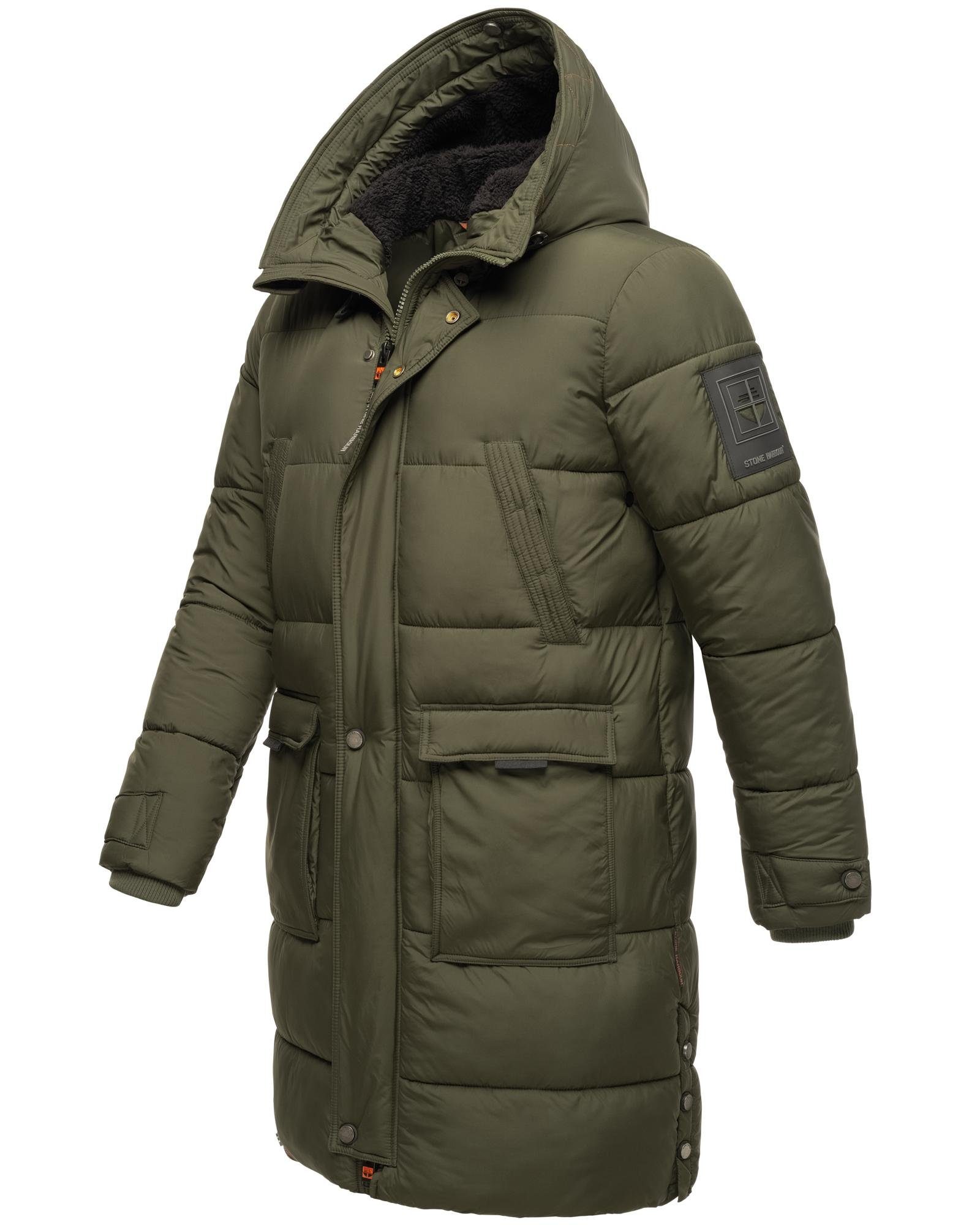 Stone Harbour Wintermantel Beviis Warmer Winter Steppmantel mit coolen Details