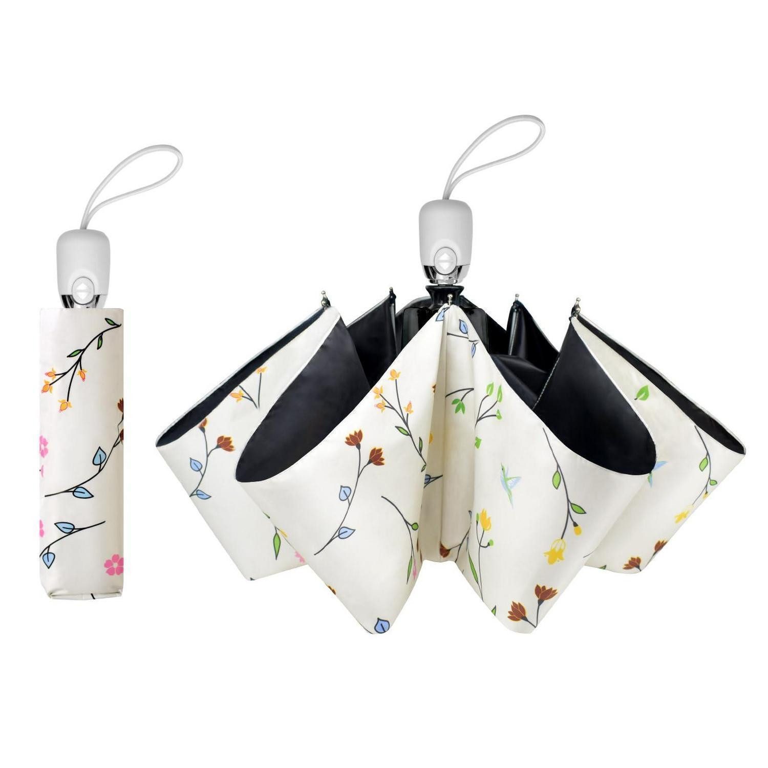 LuxusKollektion Taschenregenschirm Regenschirm Automatik Faltschirm Winddicht UV-Schutz Mini