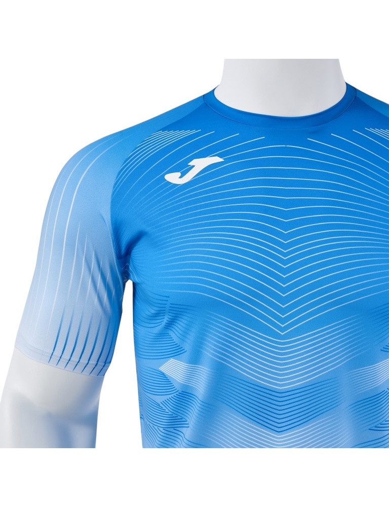 Joma T-Shirt Lauf-Shirt Elite XII (Micro-Mesh-Technologie, atmungsaktiv) blau