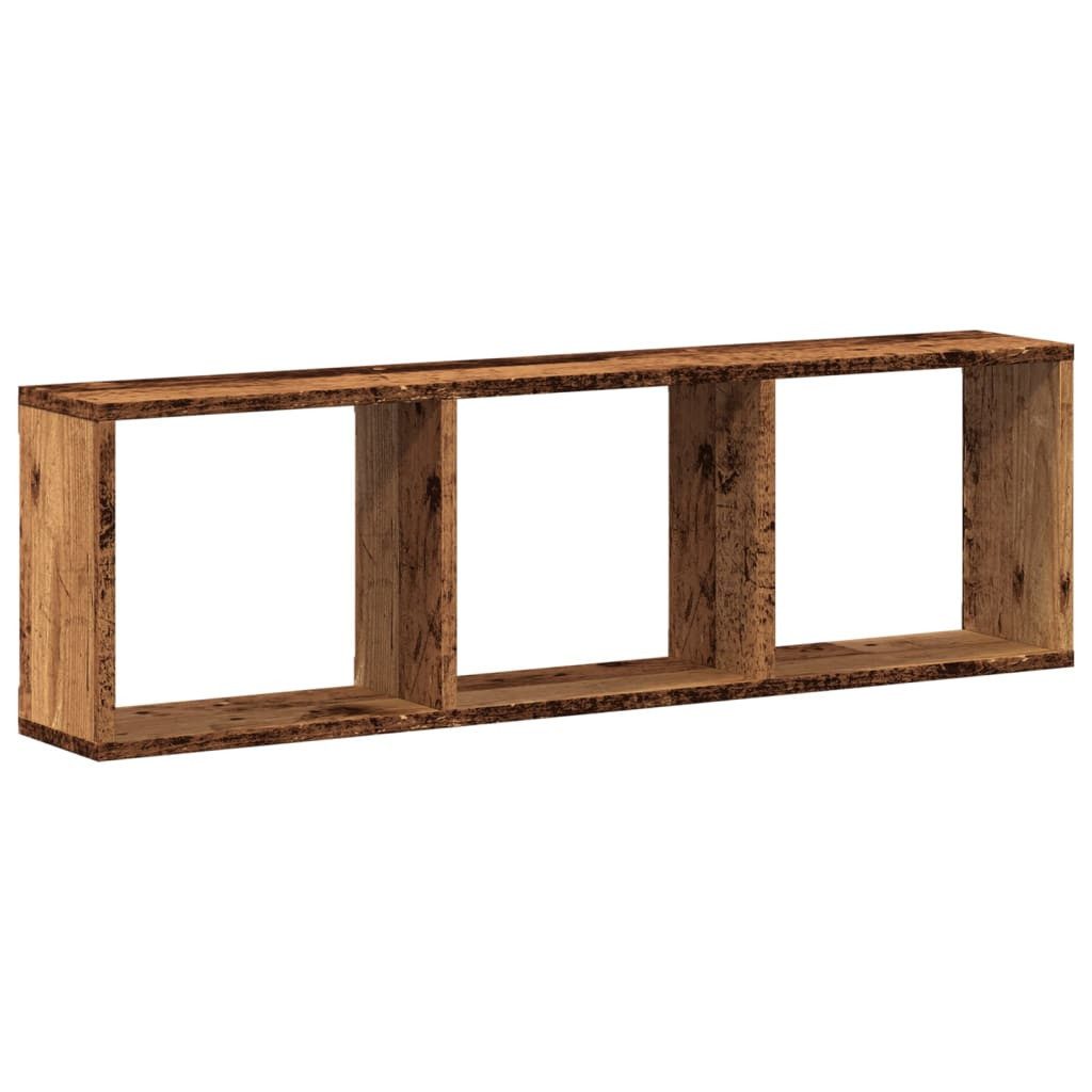 vidaXL Regal Wandschrank 100x16x30 cm Altholz-Optik günstig online kaufen