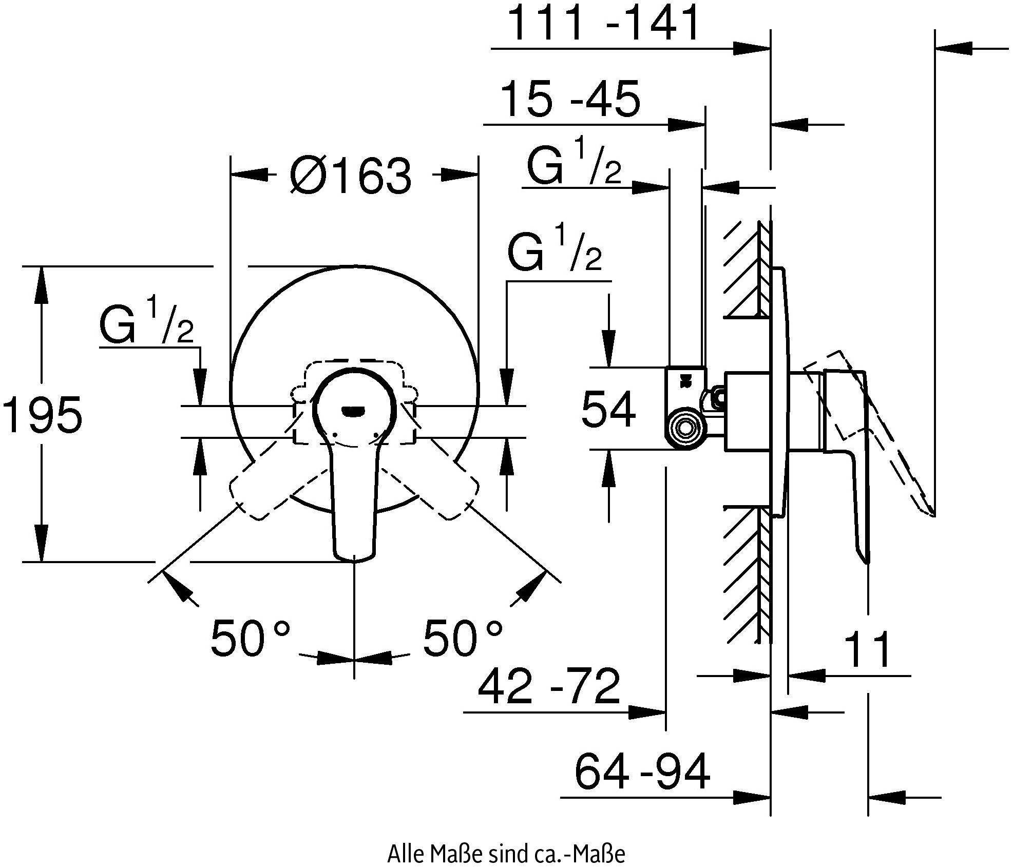 Bidetarmatur Grohe Oberfläche mit Start langlebiger