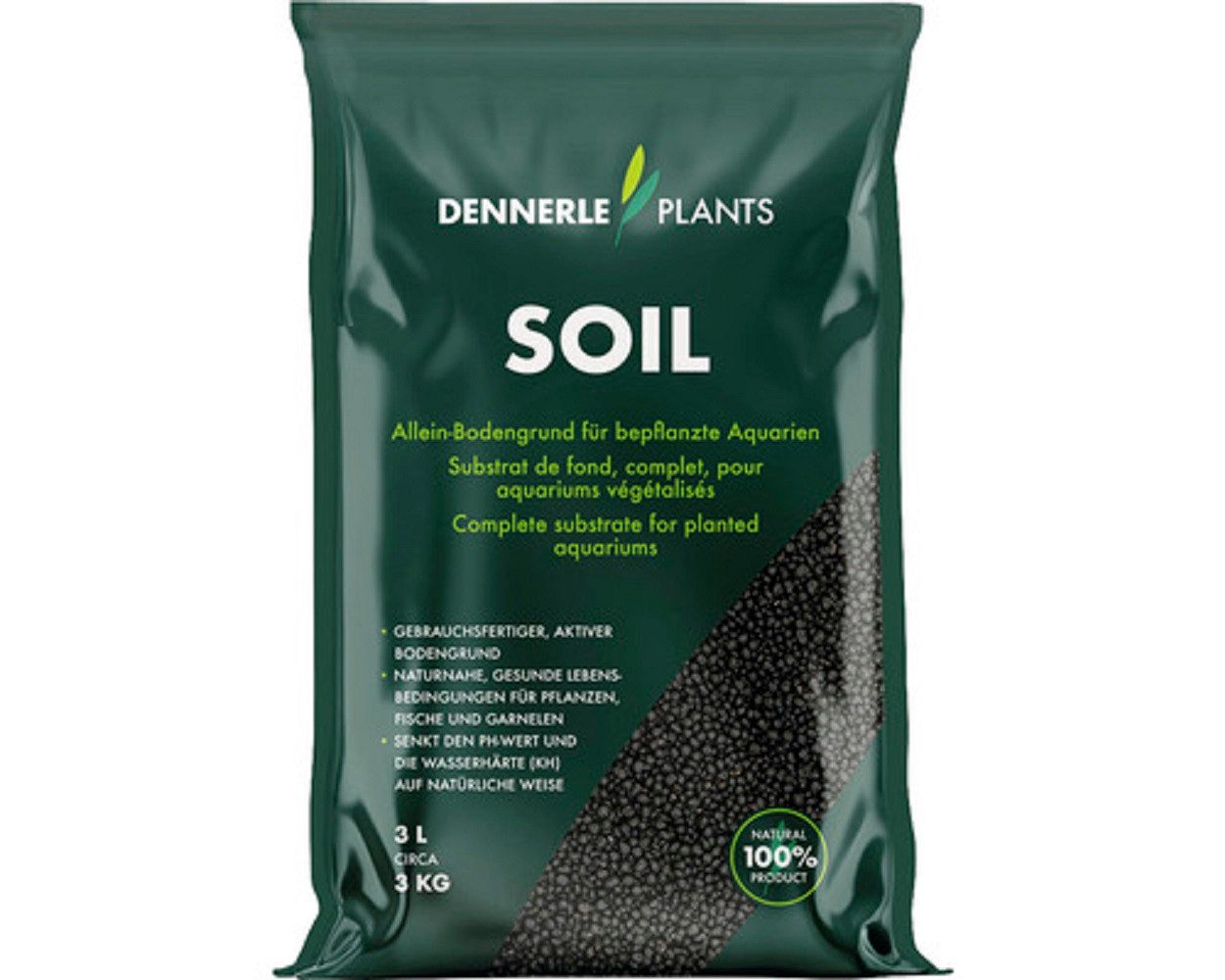 Aquarien-Substrat Dennerle Plants Soil 3 kg