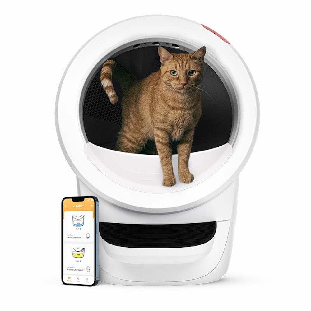Whisker Katzentoilette Litter-Robot 4, selbstreinigend, mit App-Steuerung, weiß