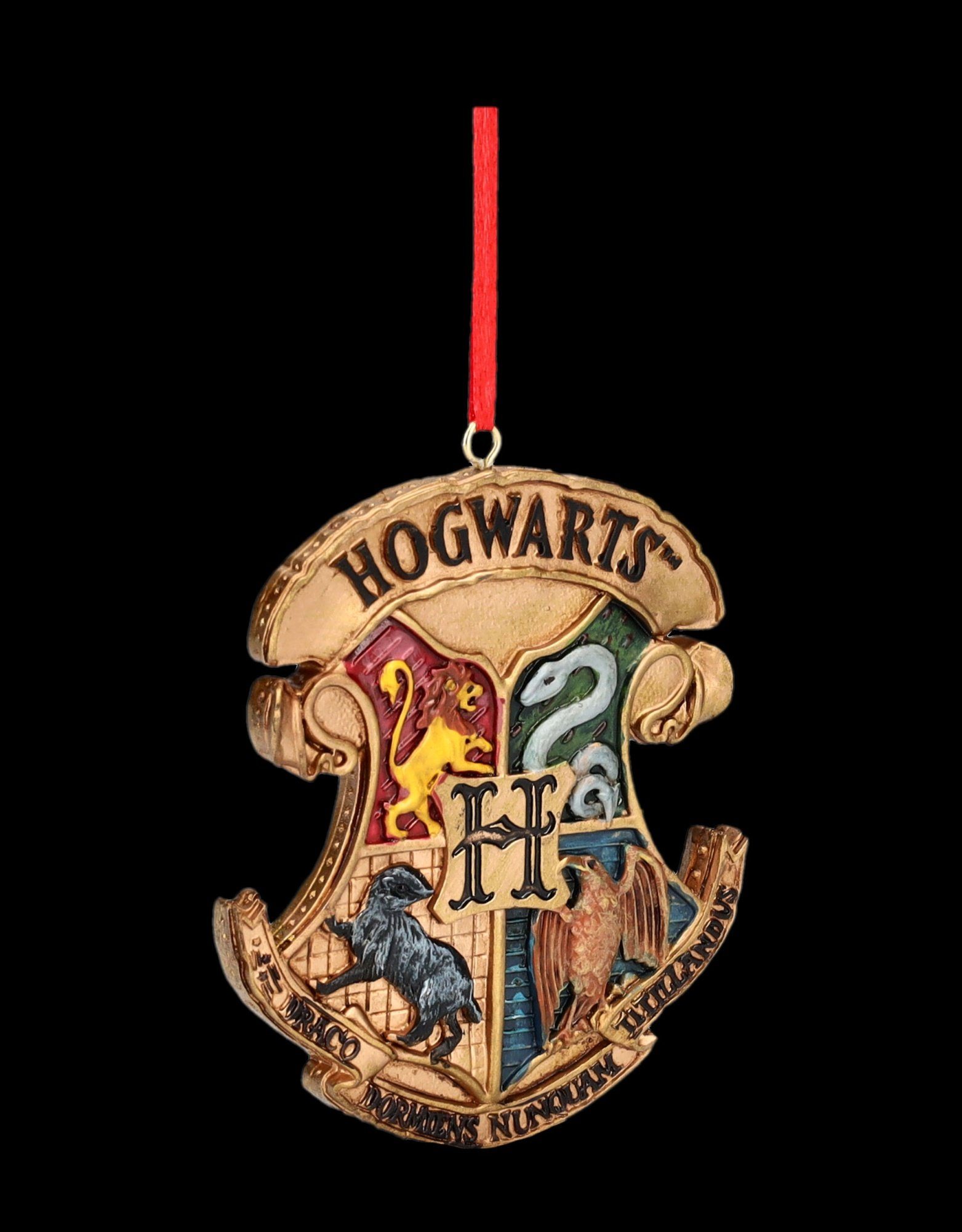 Potter (1-tlg) GmbH - Christbaumschmuck Figuren - Harry Dekoration Hogwarts Christbaumschmuck Weihnachten Wappen Shop