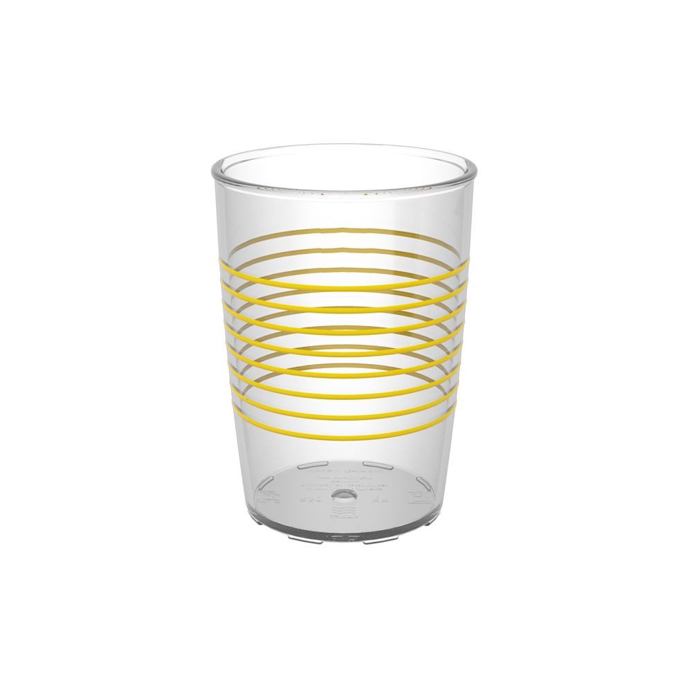 Ornamin Schnabelbecher mit Antirutsch-Trick Blume/Ringe mit Schnabelaufsatz/Trinkaufsatz, 1-tlg., SAN, Trinkhilfe l Alltagshilfe l BPA-frei l Made in Germany