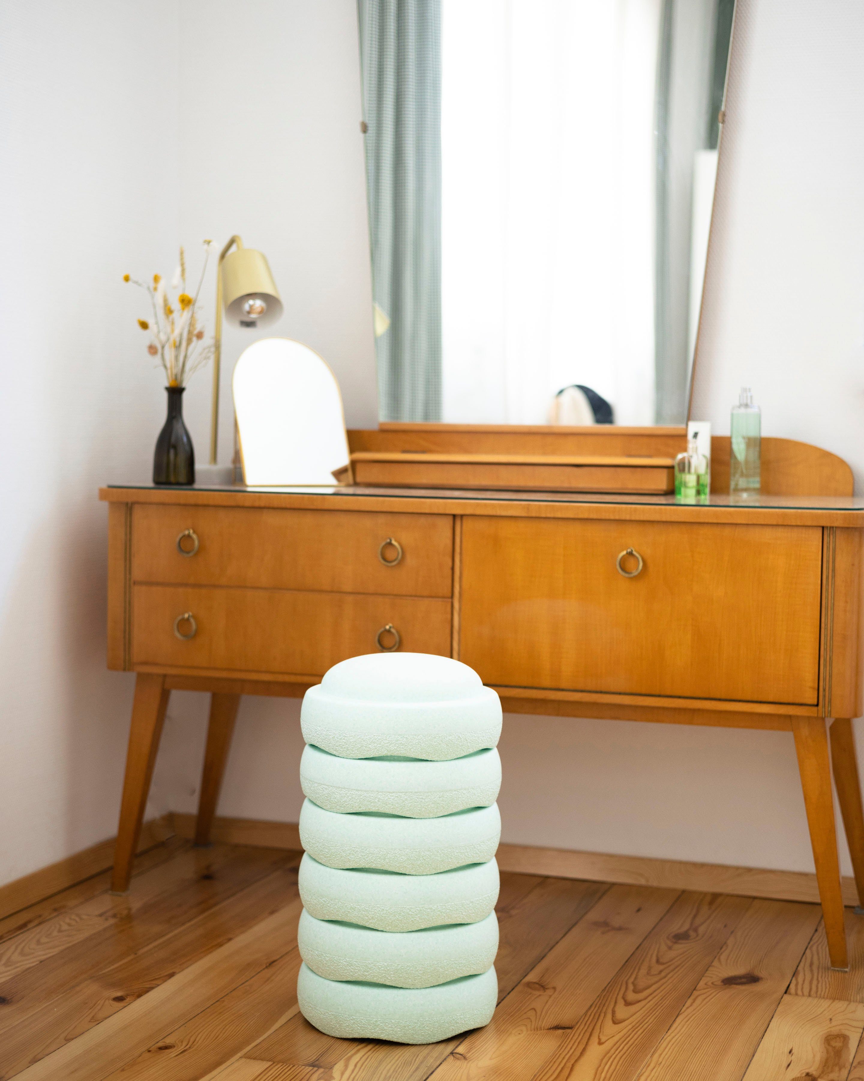 Stapelstein Balancetrainer Stapelstein mint, für Drinnen und Draußen, 6-tlg. ØxH: 27,5x12 cm