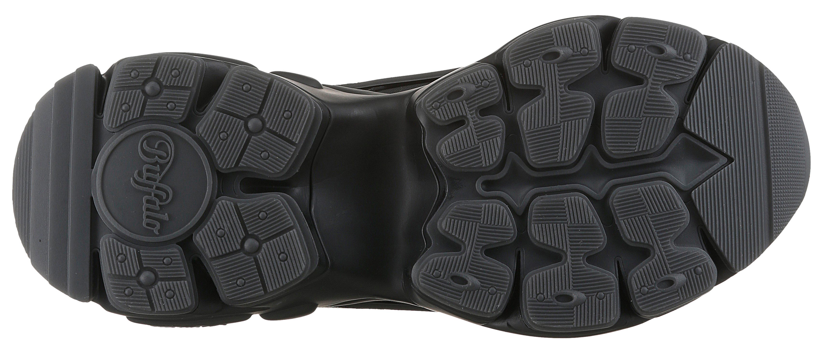 Buffalo BINARY Sneaker in monochromer Optik, Freizeitschuh, Halbschuh, Schnürschuh