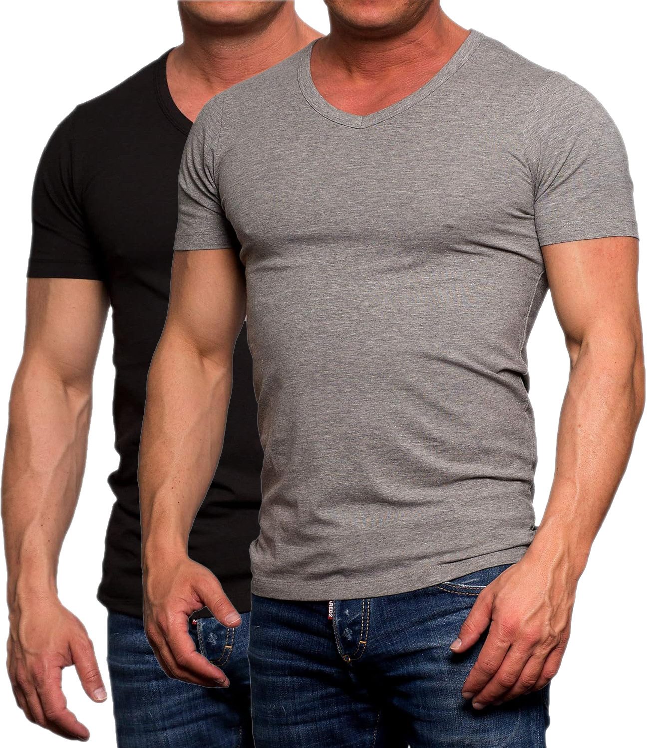 Jack & Jones T-Shirt (2er-Pack) in Unifarbe