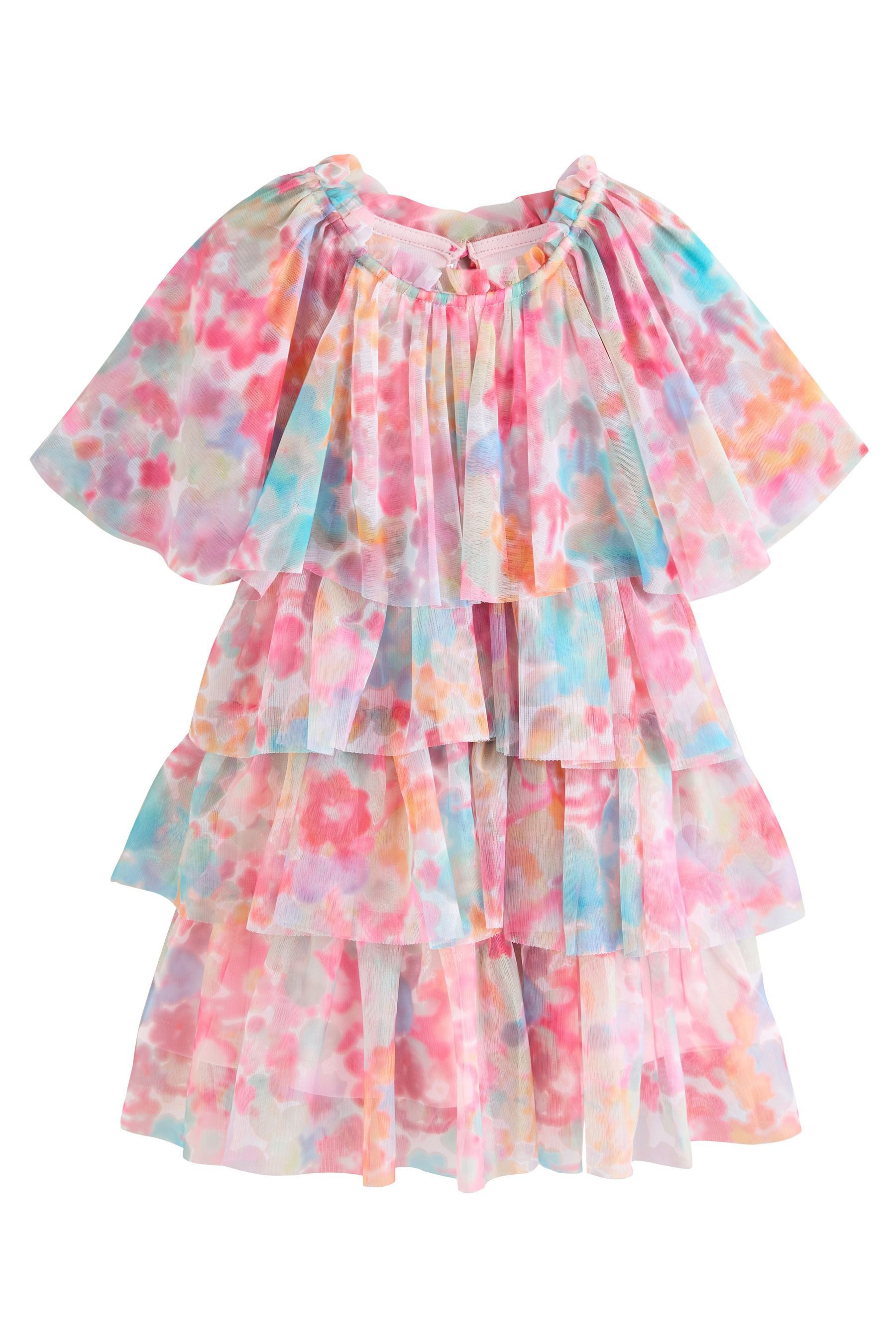 Volantkleid Gestuftes Rara-Kleid