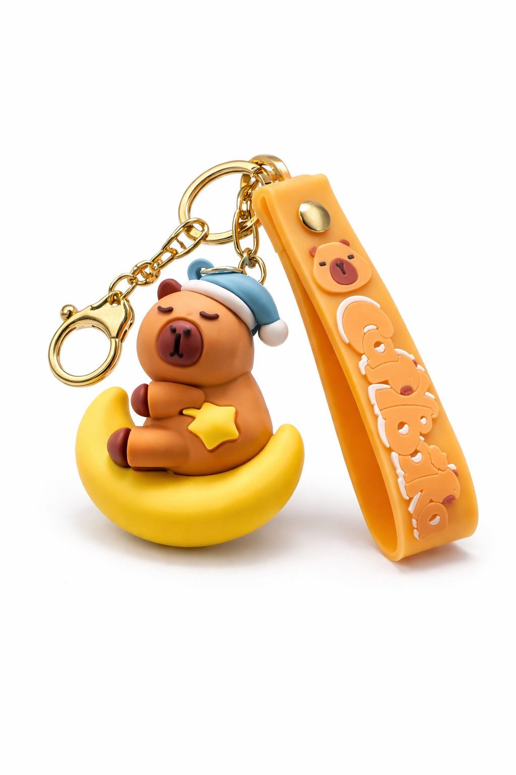 soma Schlüsselanhänger Capybara Anhänger für Schlüssel&Taschen süße Tierfigur aus Kunststoff (Set, 1-tlg., Geschenk-Set), unsortierte Lieferung – ca. 5,0–8,5 cm – kleine Geschenkidee