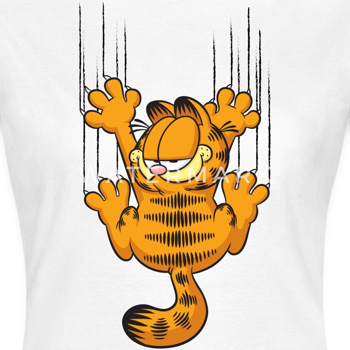 Spreadshirt T-Shirt Garfield Kratzer Frauen T-Shirt günstig online kaufen