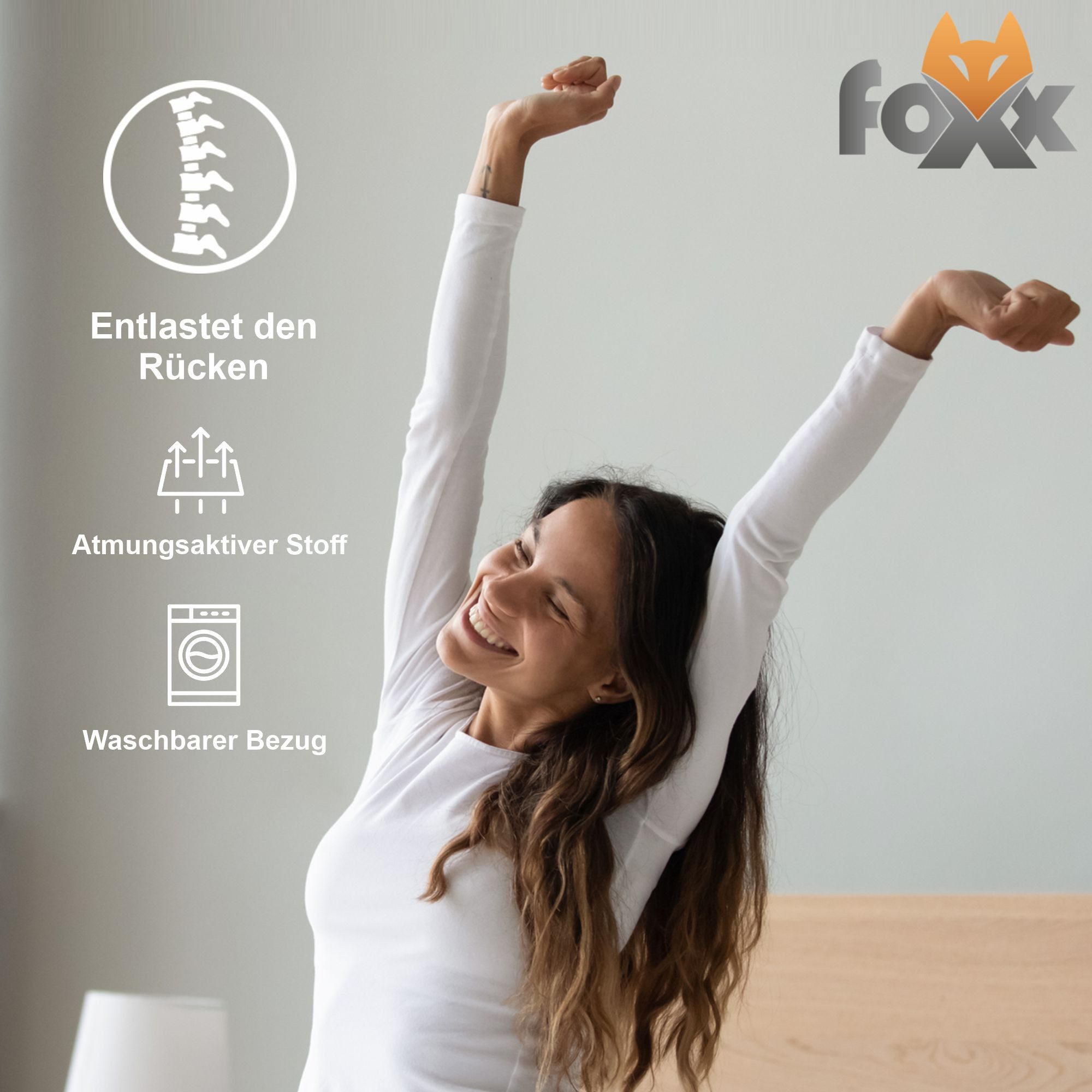 Foxx Polsterhocker Bandscheibenwürfel Stufenbett/Lagerungswürfel günstig online kaufen