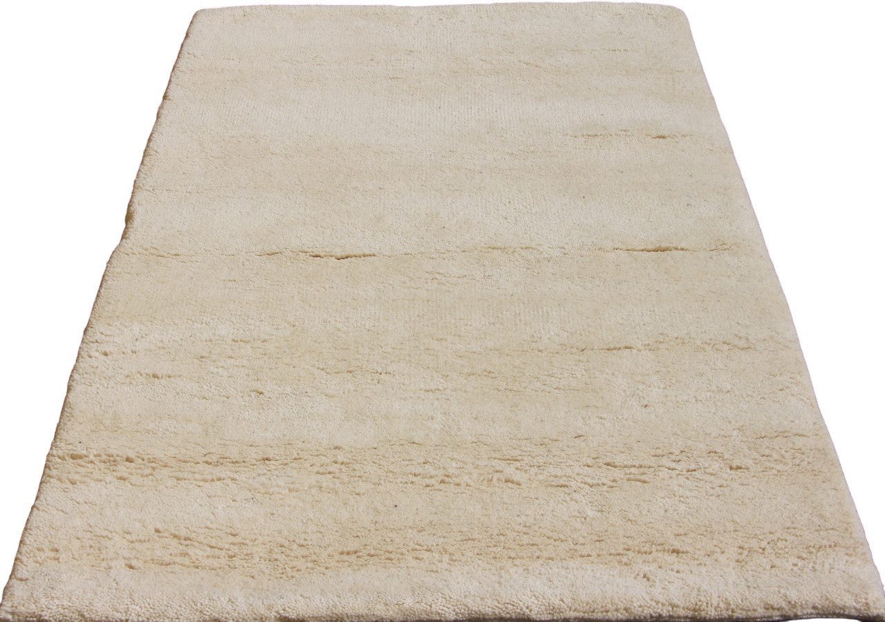Sona-Lux Teppich Berber Teppich Wollteppich Wolle, weiß, rechteckig, Höhe: 28 mm, Naturwolle, Wollteppich, Handgeknüpft, Berberteppich, Wohnzimmer. € 229,00, (€ 229,00 pro 1 Stk).