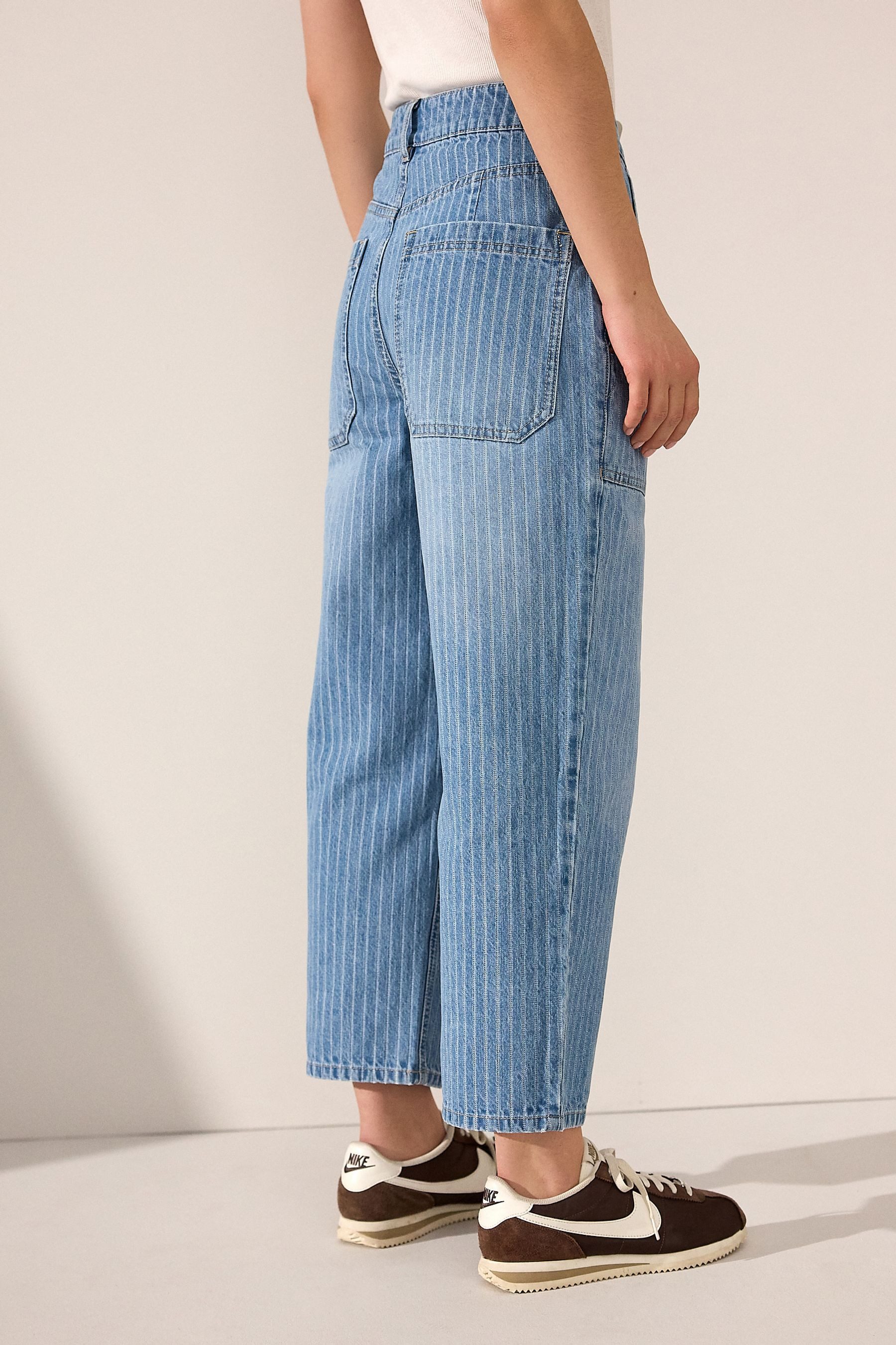 Next Caprijeans Cropped-Jeans mit weitem Bein günstig online kaufen