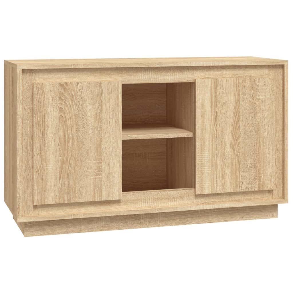 vidaXL Sideboard NA Sideboard Sonoma Eiche 102x35x60 cm Spanplatte