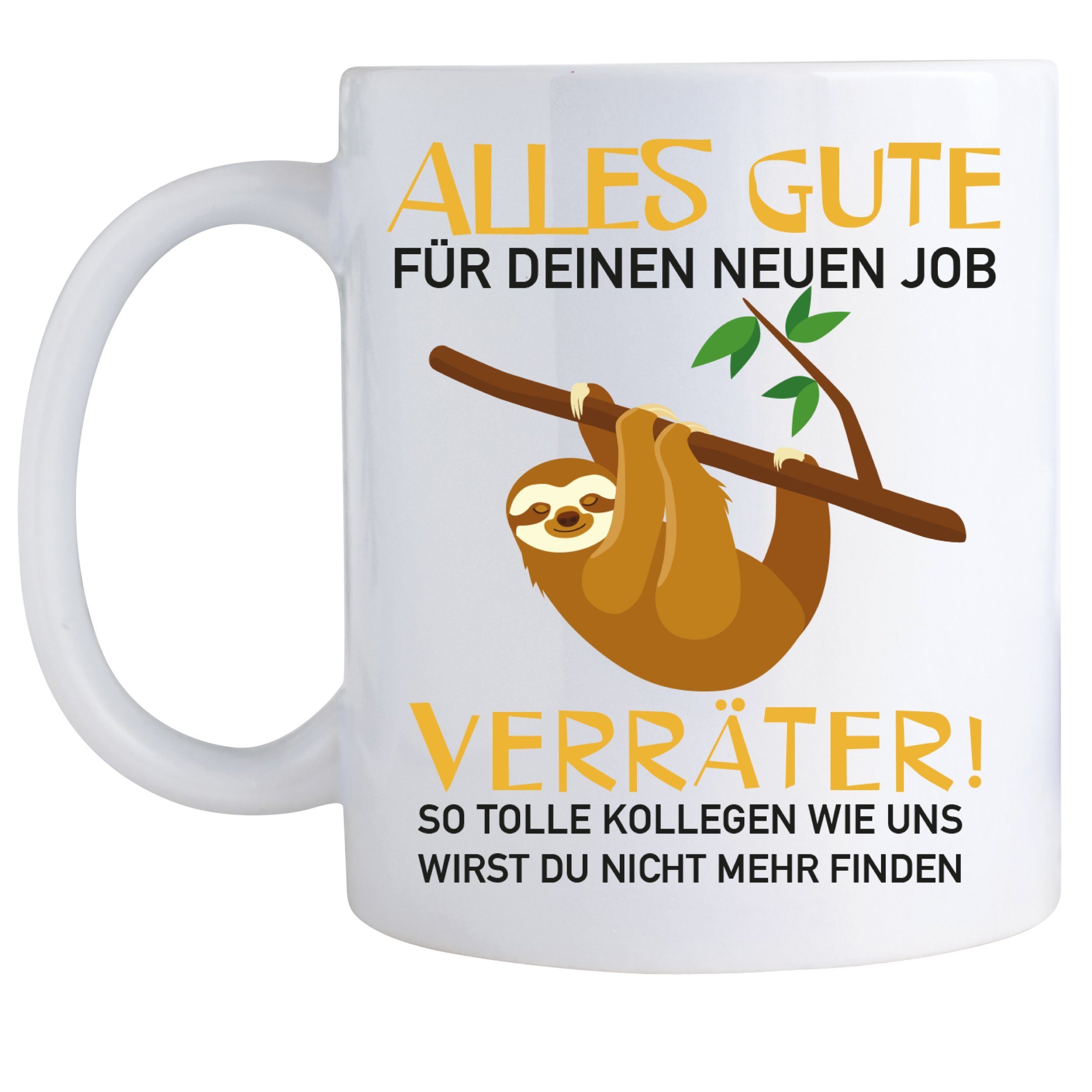 Abschiedsgeschenke ink. Kollegen, Mikrowellen-/Spülmaschinengeeignet, Geschenk Tasse für Jobwechsel, Kollegin Giftandprint Geschenkbox Beidseitig,