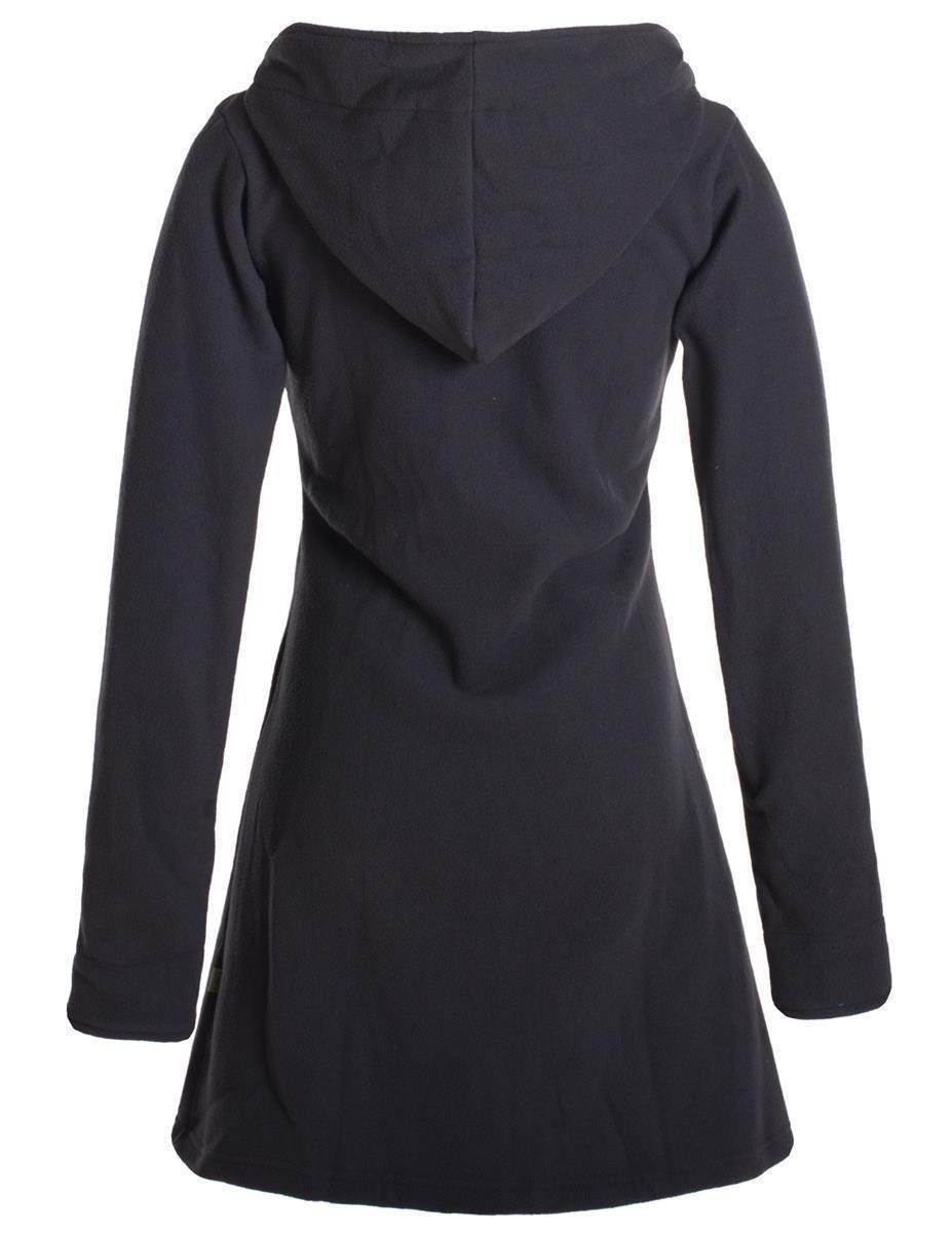 Vishes Wintermantel Elfen Eco Fleecemantel mit Kapuze Hippie, Goa, Ethno Bo günstig online kaufen
