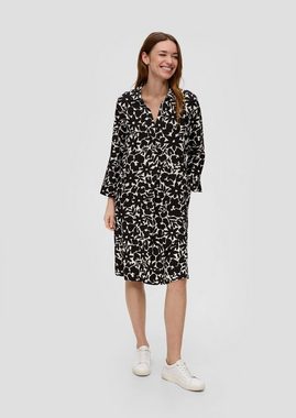 s.Oliver Minikleid Hemdblusenkleid mit All-over-Print