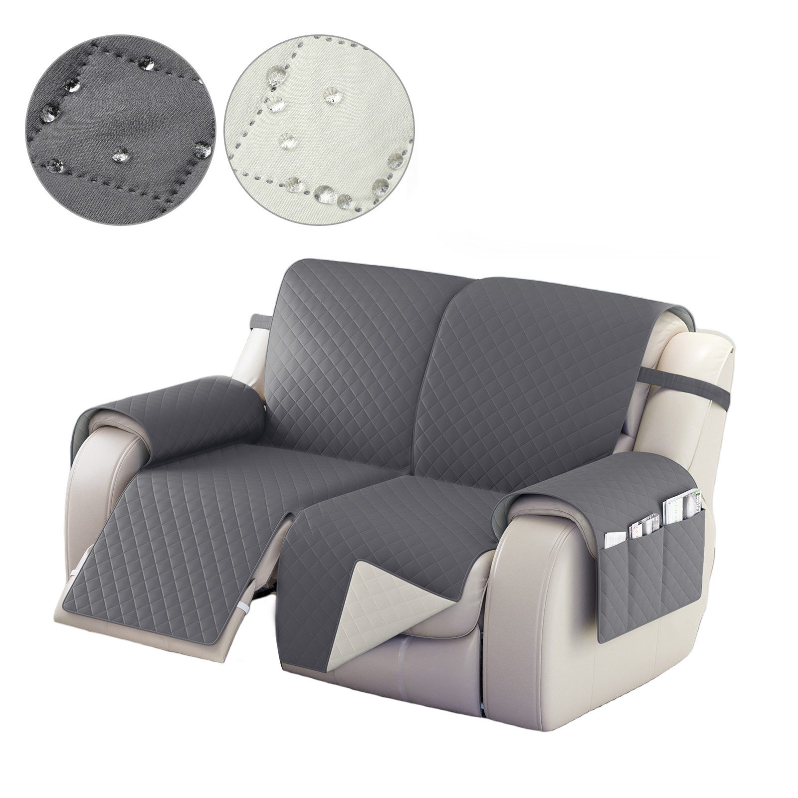 BTTO Sofahusse Sofabezug Sesselschoner Fernsehsessel 2-,3- Sitzer,Wasserdic günstig online kaufen