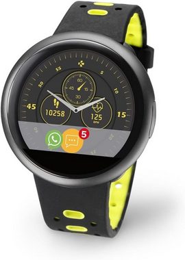 MYKRONOZ Smartwatch (Android iOS), Bluetooth 4.0 Farb Touchscreen IP67 Wasserbeständigkeit Kostenlose App