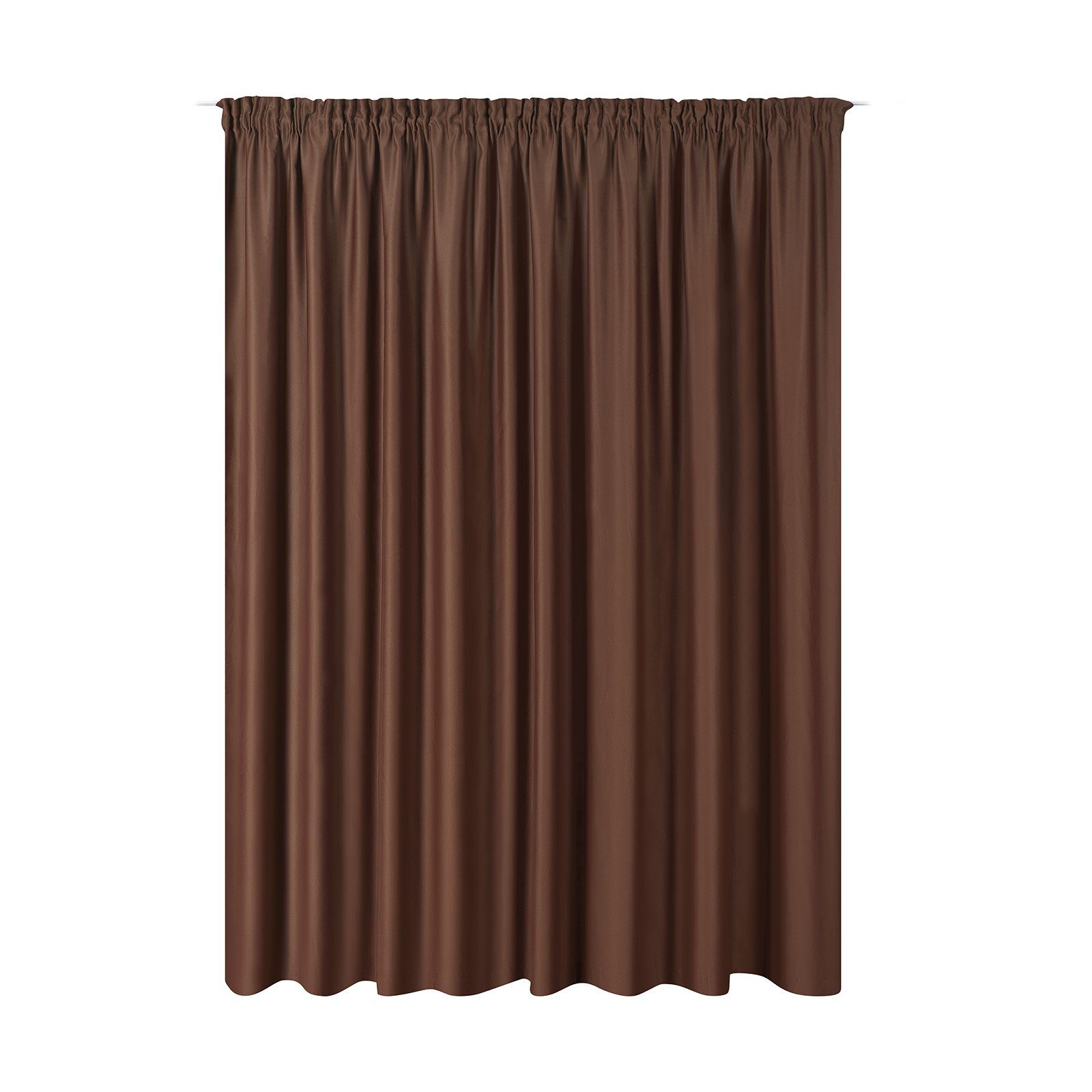 JEMIDI Gardine Vorhang blickdicht, 300x245cm, Kräuselband, günstig online kaufen