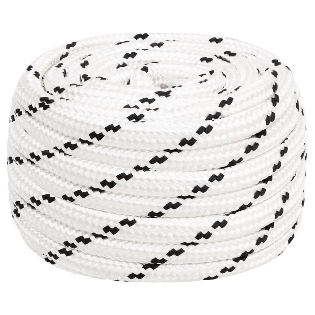 Seil Arbeitsseil Weiß 16 mm 100 m Polyester