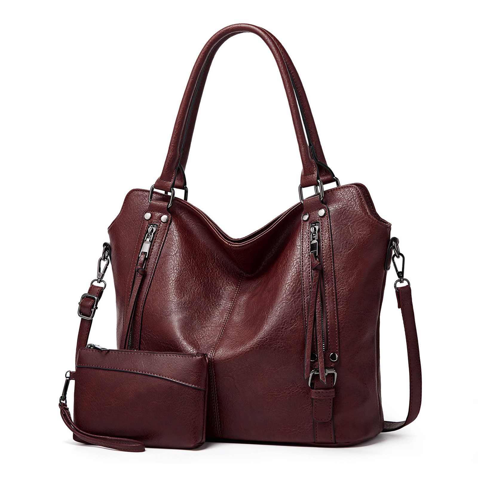 Fassiona Handtasche Damen Schultertasche Groß Shopper günstig online kaufen