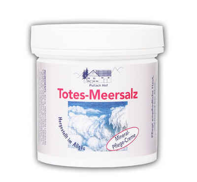 vom Pullach Hof Hautcreme TOTES-MEERSALZ CREME 250ml Mineralcreme Hautcreme Hautpflege 77, Feuchtigkeitscreme Mineral Lotion Akne