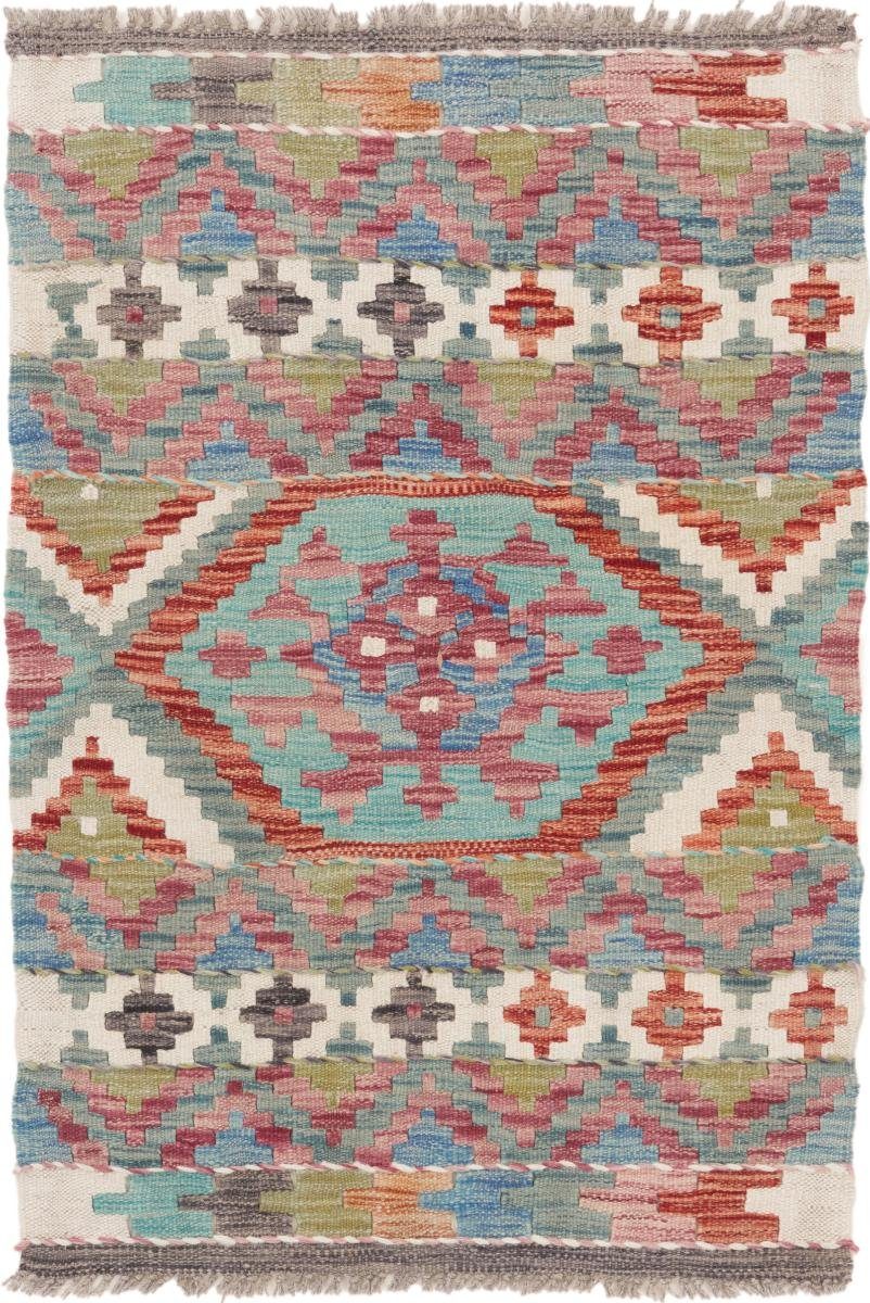 Orientteppich Kelim Afghan 68x97 Handgewebter Orientteppich, Nain Trading, rechteckig, Höhe: 3 mm