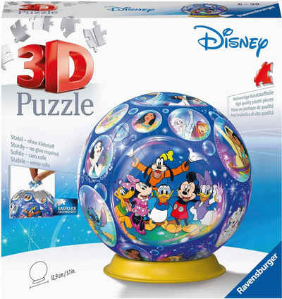 Ravensburger Puzzleball Disney Charaktere, 72 Puzzleteile, FSC® - schützt Wald - weltweit; Made in Europe