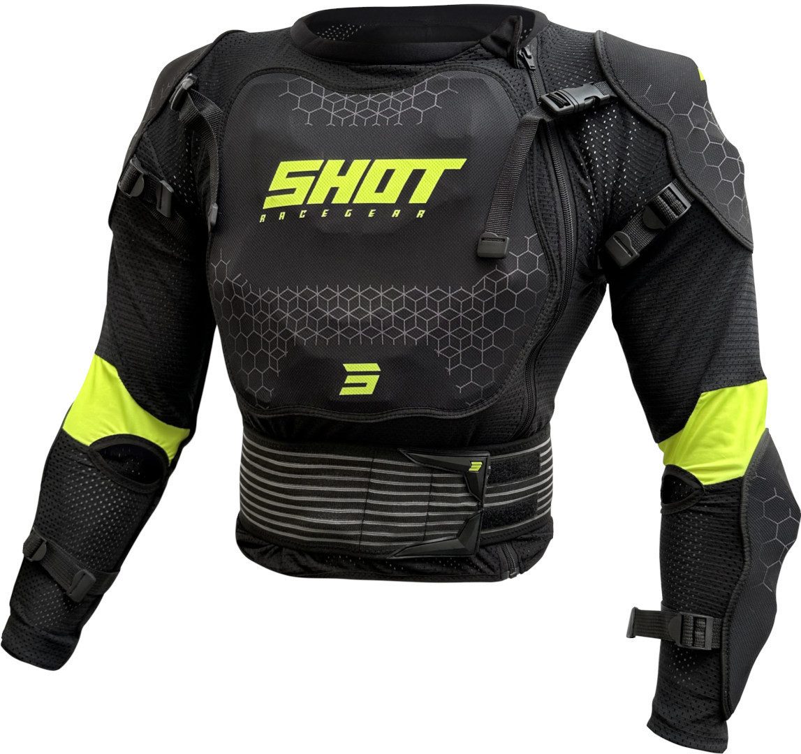 Shot Protektorenjacke Optimal 2.0 Protektorenjacke, Atmungsaktiv Belüftet belüftet protektoren