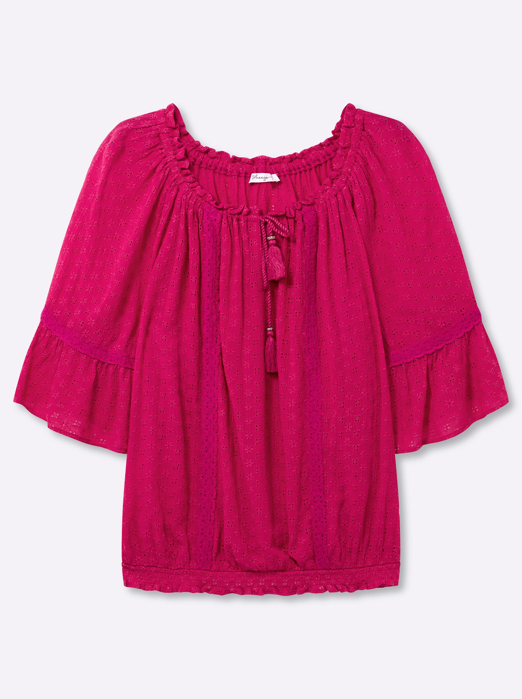 sheego by Joe Browns Klassische Bluse Tunika 3/4-Arm