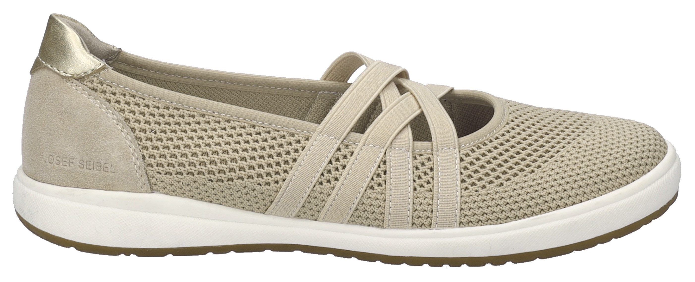 Josef Seibel Caren 67 Riemchenballerina Slipper, Sneaker, Schlupfschuh mit Leder Einsatz an der Ferse – Bild 5 von 5