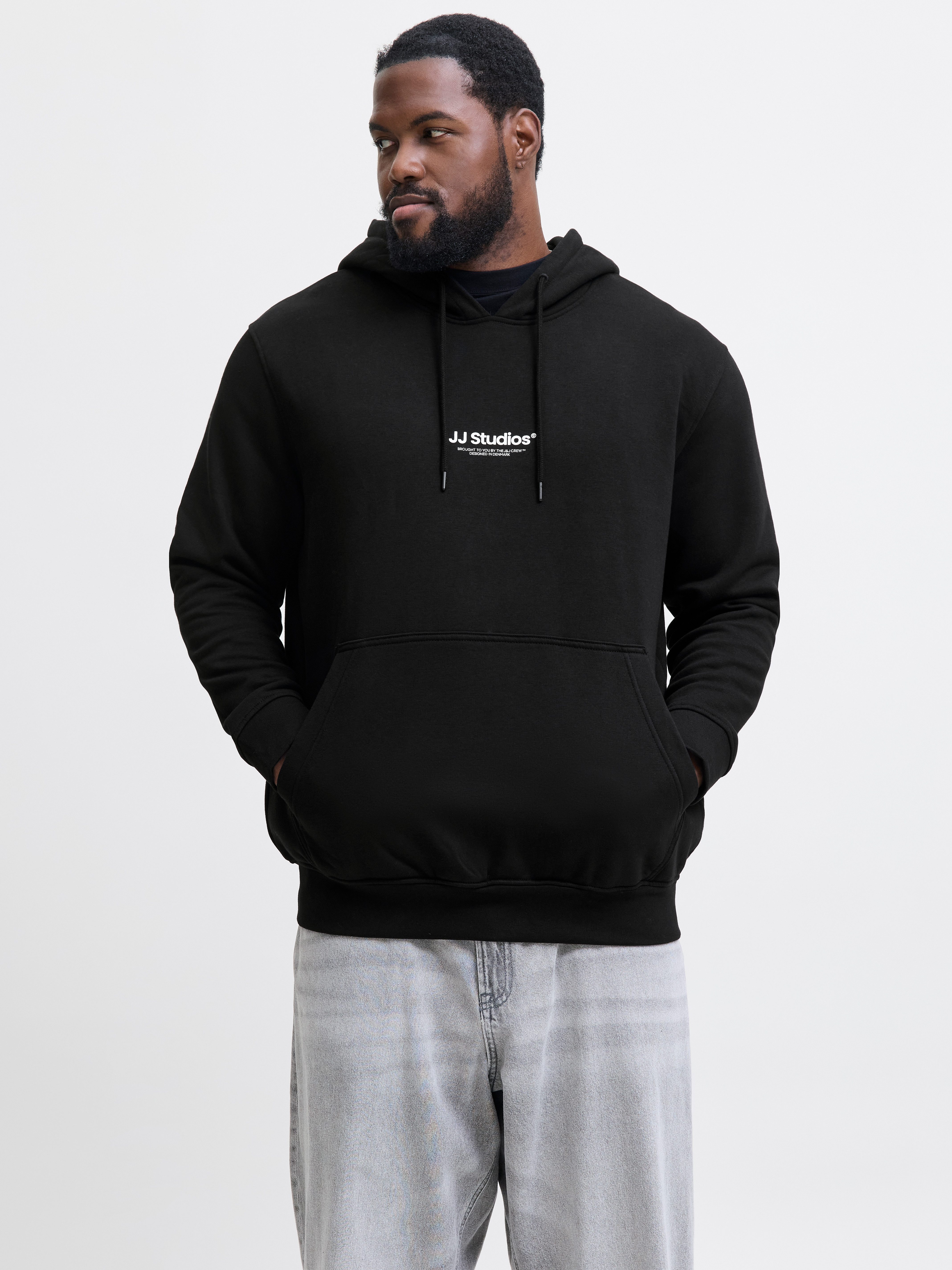 Jack & Jones PlusSize Kapuzensweatshirt JJESOHO SWEAT HOOD NOOS PLS mit Log günstig online kaufen