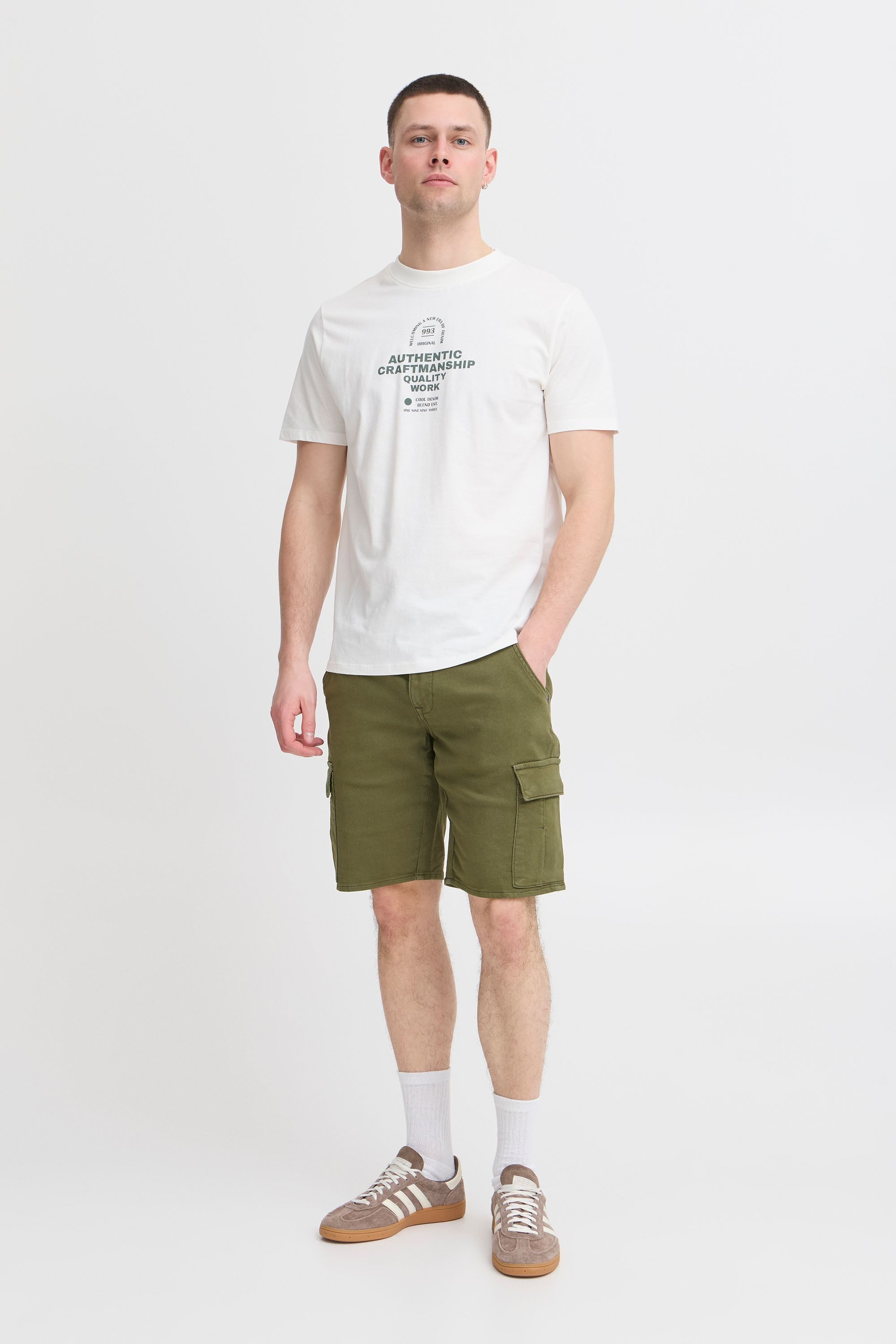 Blend Jeansshorts BHBlizzard Lässige Cargo-Shorts mit Taschen