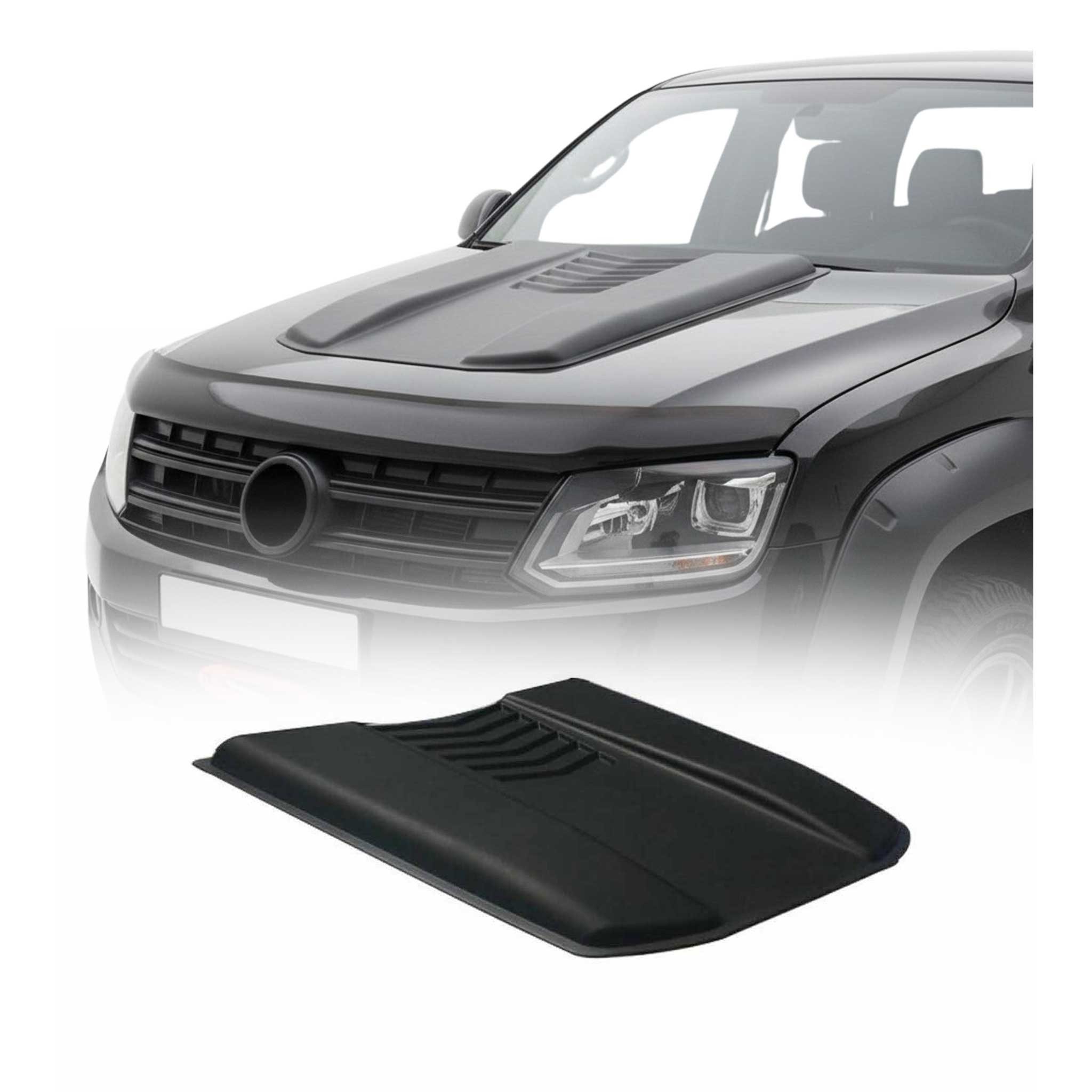 OMAC Frontstoßstange Haubenhutzen Motorhaube Lüftung für VW Amarok 2010-2021 ABS 1tlg, 1-St., sportlichen Eindruck