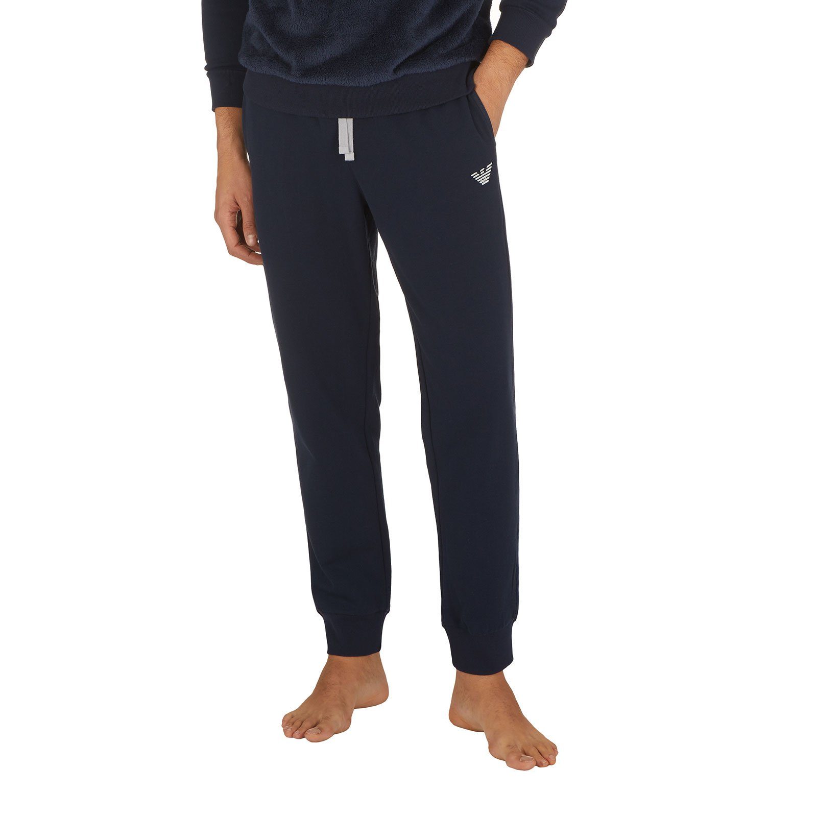 Emporio Armani Loungehose Trousers mit Logo günstig online kaufen