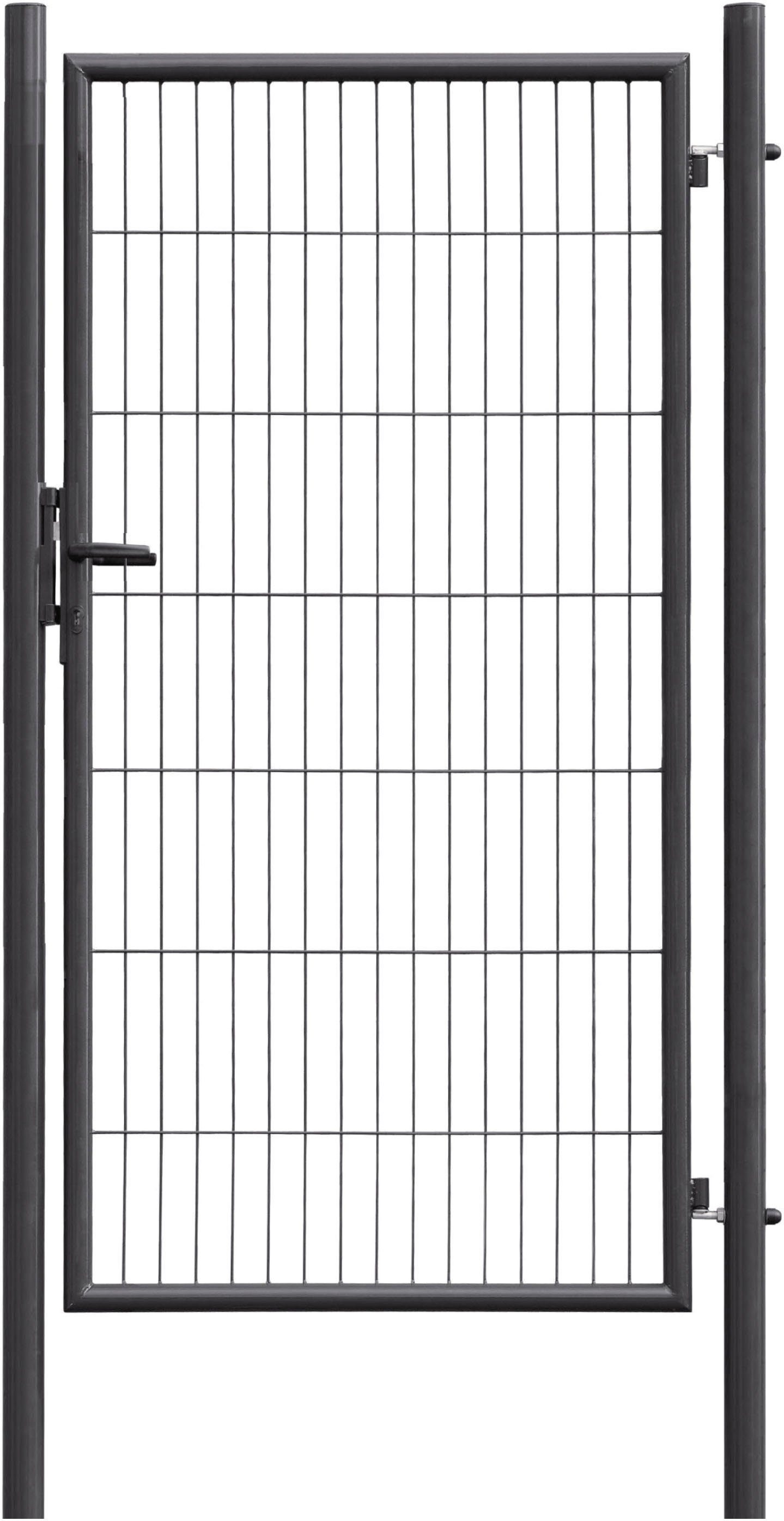 GARDEN 'N' MORE Zauneinzeltür Einzeltor Standard, (Set), 175 cm hoch, anthrazit