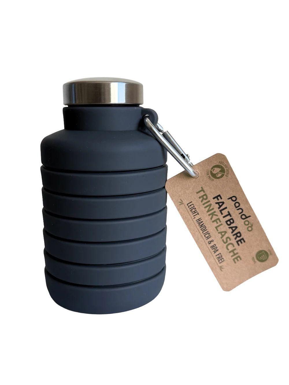pandoo Trinkflasche Faltbare Silikon Trinkflasche