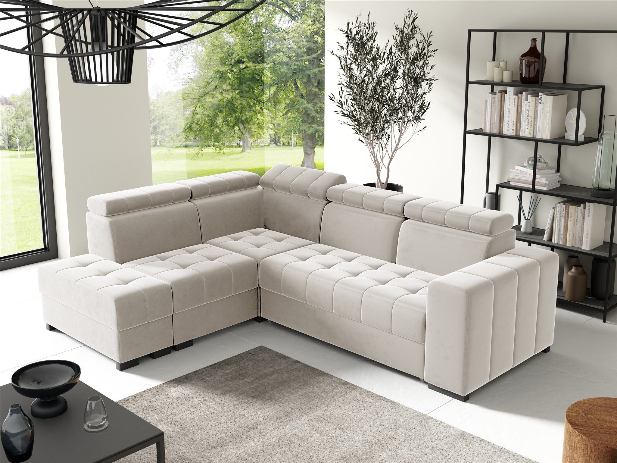 Fun Möbel Ecksofa Schlafsofa Sofa CESENA günstig online kaufen