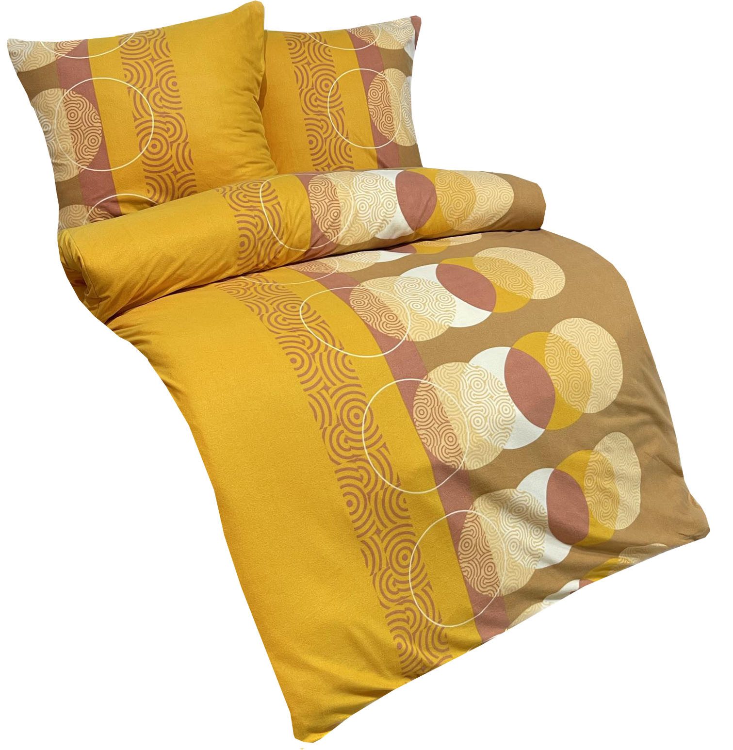 Leonado Vicenti Bettwäsche Fleece Winter 135x200 80x80 warm, Fleece, 2 teil günstig online kaufen