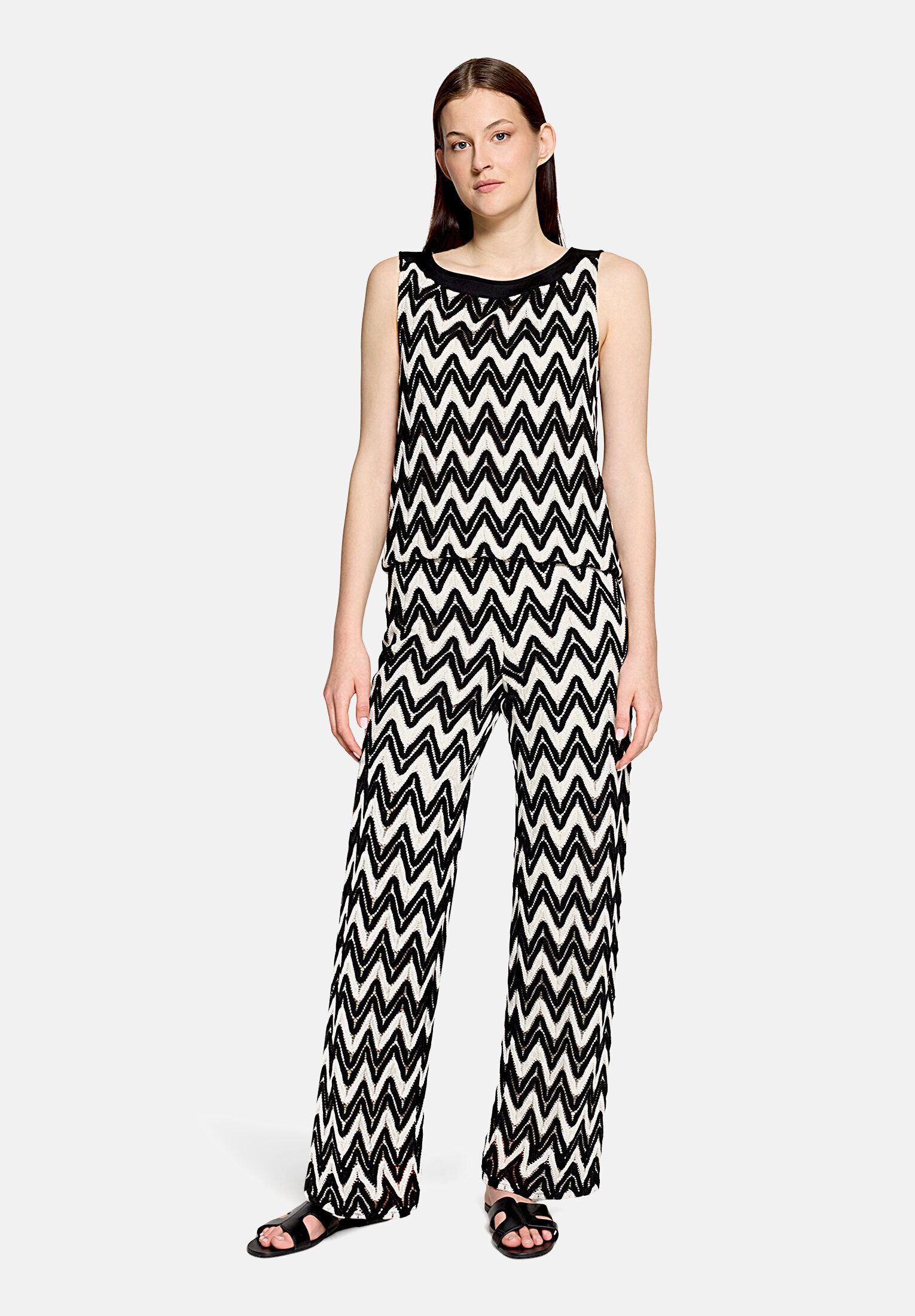 Betty&Co Schlupfhose Damen mit Struktur