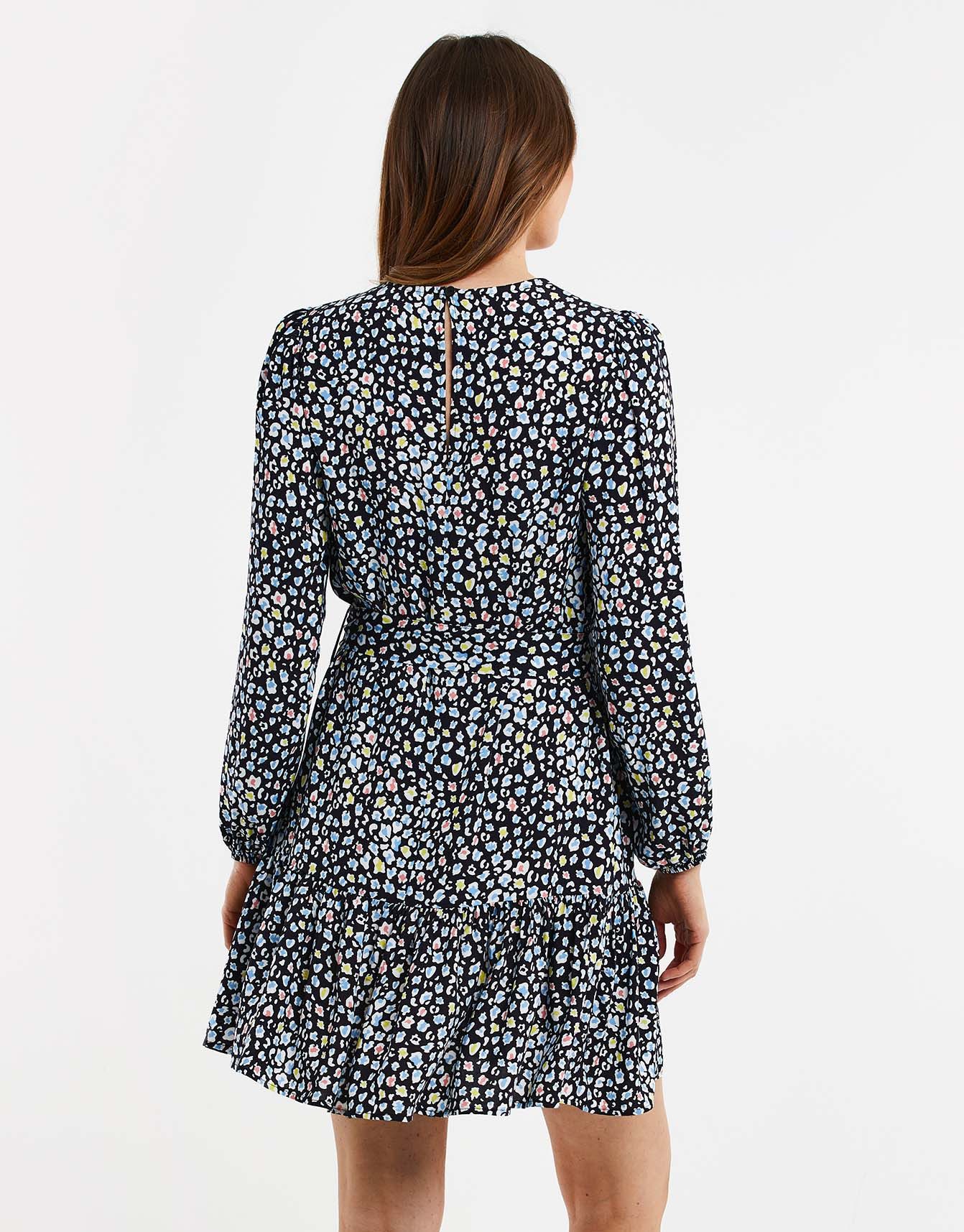 Threadbare Jerseykleid THBLaces (1-tlg) mit modischem Allover-Muster