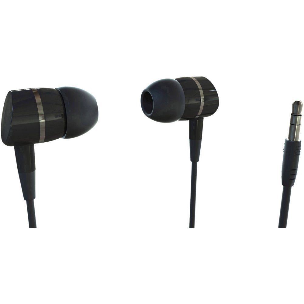 Vivanco Vivanco SOLIDSOUND BLACK In Ear Kopfhörer kabelgebunden Schwarz Kopfhörer